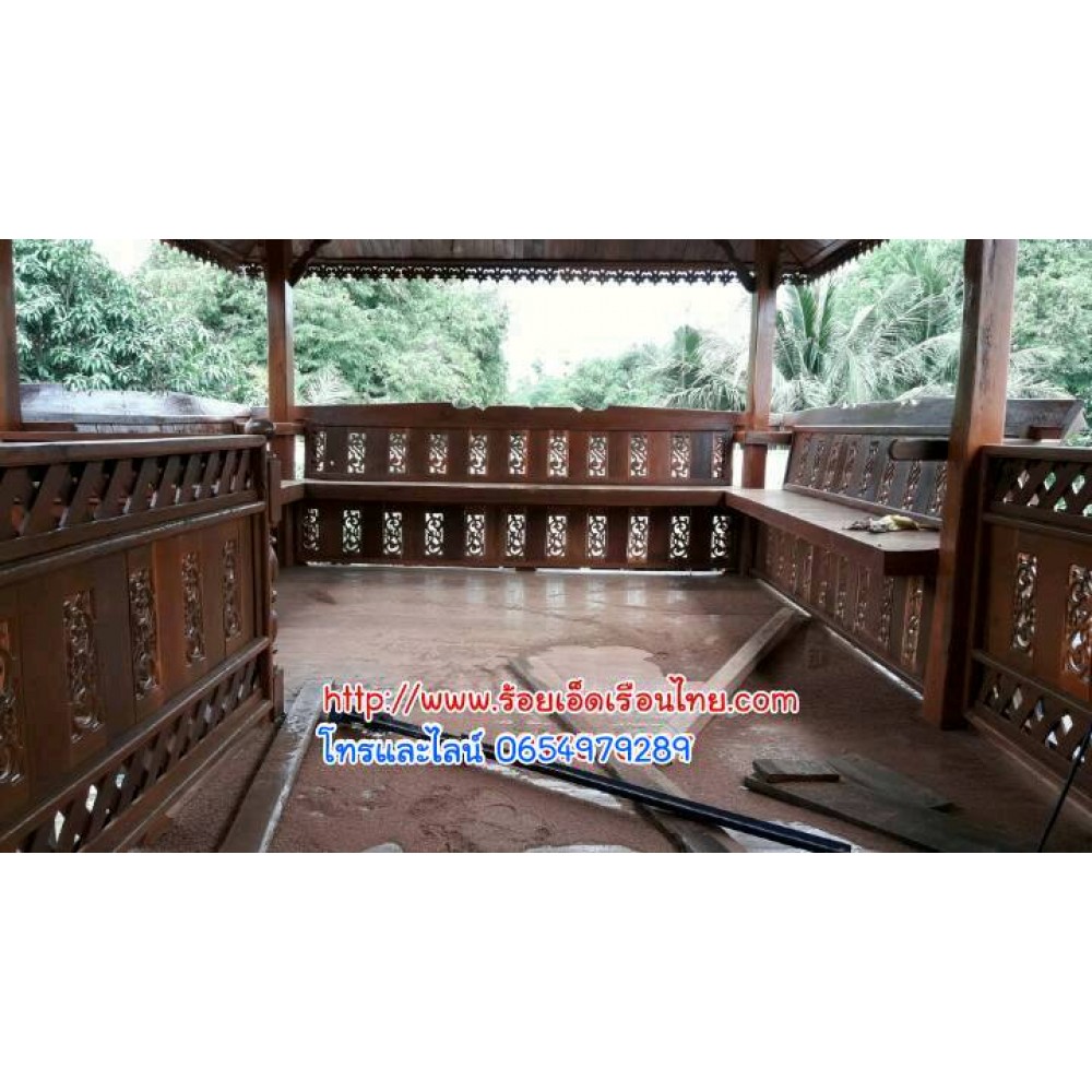 บ้านแฝดแบบที่9 7×7.5 สามห้องนอนไม้+ศาลาไม้ บ้านแฝดแบบที่9 7×7.5 สามห้องนอนไม้+ศาลาไม้